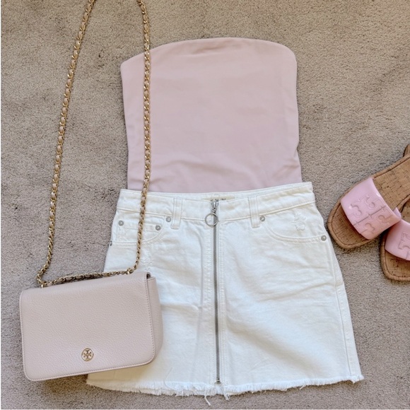 NEW Express Pink Strapless Tube Top Bodysuit NWT Women's Tank Top Contour Small - Picture 1 of 9